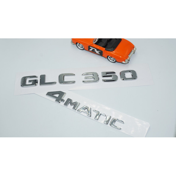 DK Tuning GLC350 4Matic Bagaj Krom ABS Yazı Logo Benz İle Uyumlu - 2