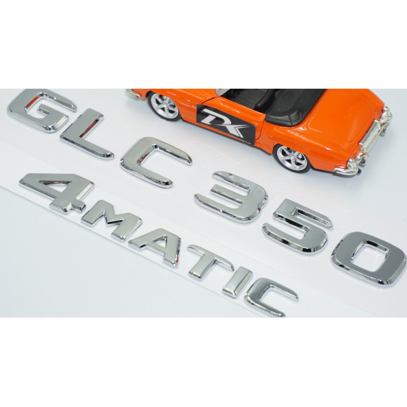 DK Tuning GLC350 4Matic Bagaj Krom ABS Yazı Logo Benz İle Uyumlu - 3