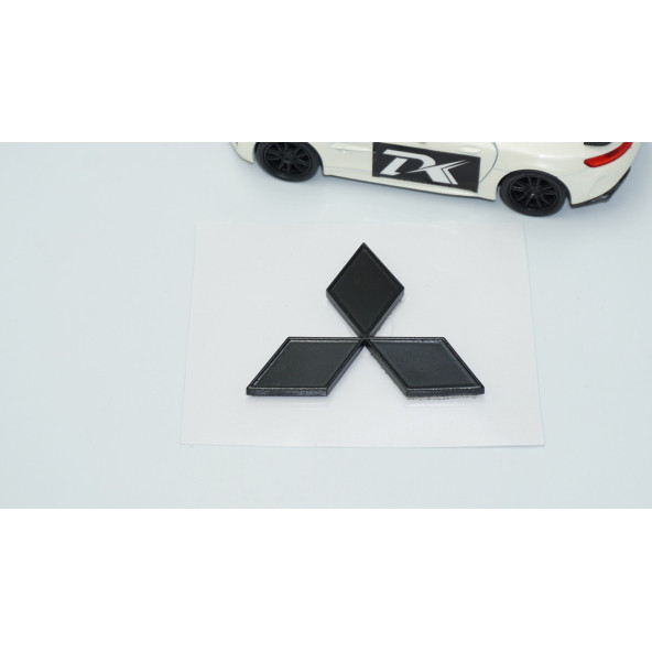 DK Tuning Bagaj Siyah ABS 3M 3D Yazı Logo Mitsubishi İle Uyumlu - 2