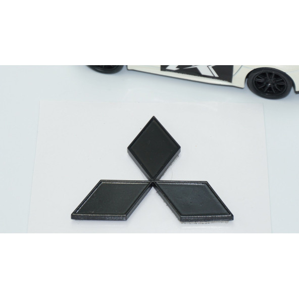DK Tuning Bagaj Siyah ABS 3M 3D Yazı Logo Mitsubishi İle Uyumlu - 3