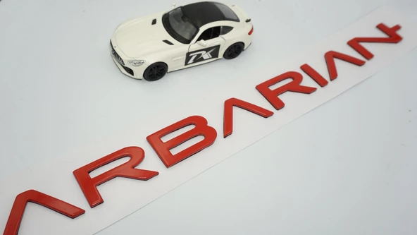 DK Tuning L200 Barbarian Kırmızı Bagaj Yazı Logo Mitsubishi İle Uyumlu - 4