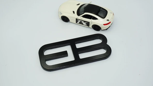 DK Tuning Mustang Ecoboost Billet EB Bagaj Amblemi Siyah Logo Arma Ford İle Uyumlu - 4