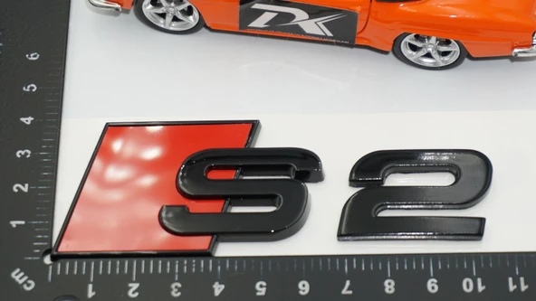 DK Tuning S2 Siyah ABS Bagaj Logo Arma Audi İle Uyumlu - Resim 2