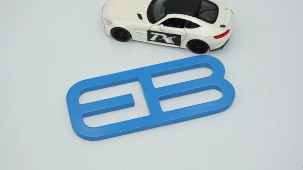 DK Tuning Mustang Ecoboost Billet EB Bagaj Amblemi Mavi Logo Arma Ford İle Uyumlu - Resim 4