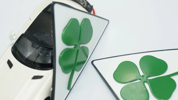 DK Tuning Yonca Logo Çamurluk 3M 3D Logo Alfa Romeo İle Uyumlu - 5