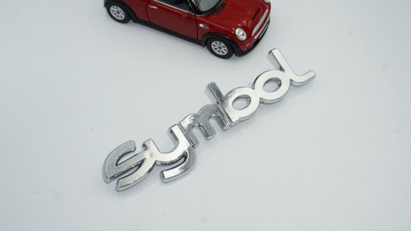 Renault Clio Symbol Bagaj 3M 3D Krom ABS Logo Amblem - Resim 2