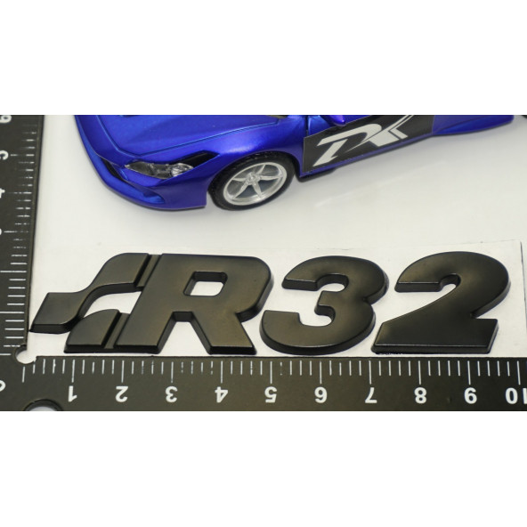 Volkswagen Golf Polo R32 MK4 MK5 Bagaj 3M 3D Yazı Logo Amblem - 6