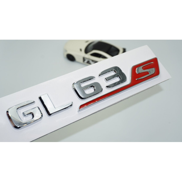DK Tuning GL63S Bagaj Krom Kırmızı ABS Yazı Logo Benz İle Uyumlu ürün görseli