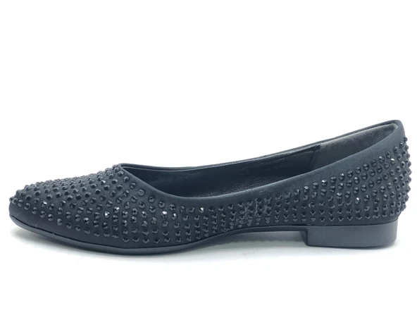 Feles Taş Detaylı Kadın Babet Ayakkabı - Resim 5