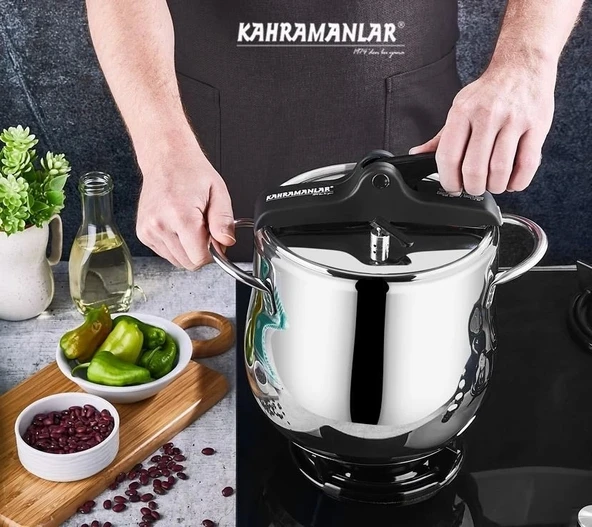 Kahramanlar 5 Litre Platin Klasik Düdüklü Tencere 2131-S