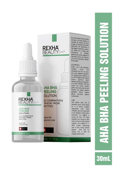 AHA/BHA Gözenek Sıkılaştırıcı Ve Cilt Eşitleyici Yüz Peeling Serumu 30 ml