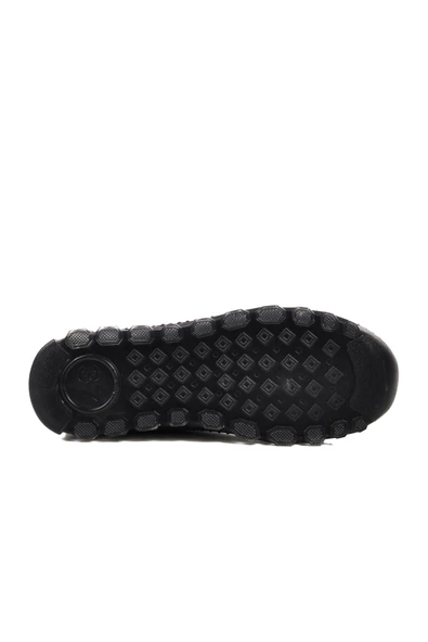 Aspor Siyah Hakiki Deri Kadın Casual Ayakkabı - Resim 5