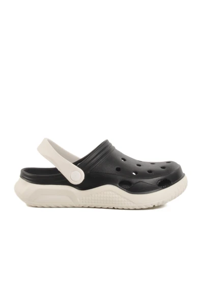 Aspor Siyah Hafif Eva Taban Unisex Sabo Terlik