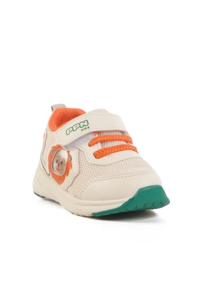 Pepino Krem Cırtlı Fileli Hafif Unisex Çocuk Spor Ayakkabı - 3