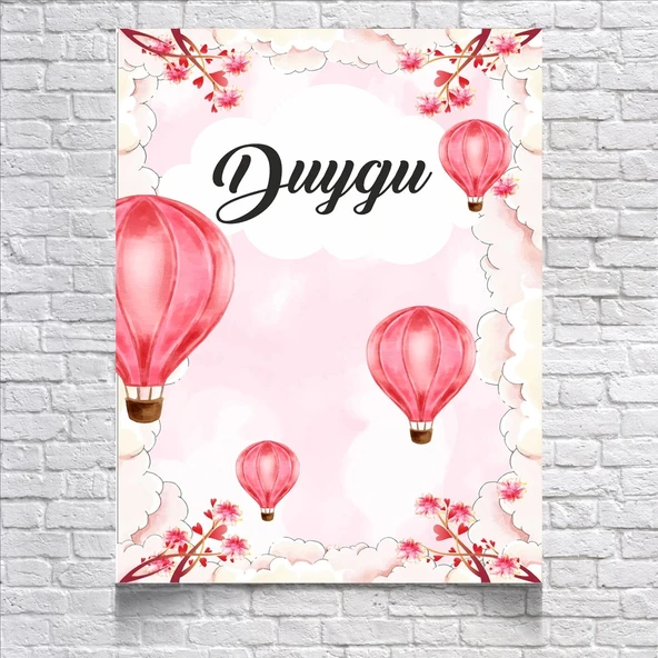Balon Temalı Doğum Günü Afişi 70X100 cm