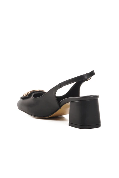 Aspor Siyah Kadın Abiye Ayakkabı - 4