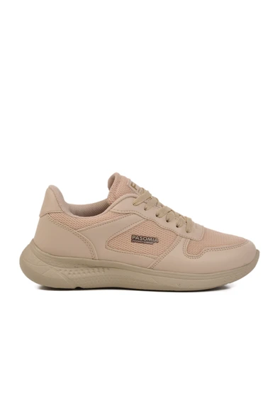 Aspor Açık Bej Fileli Hafif Unisex Spor Ayakkabı - 1