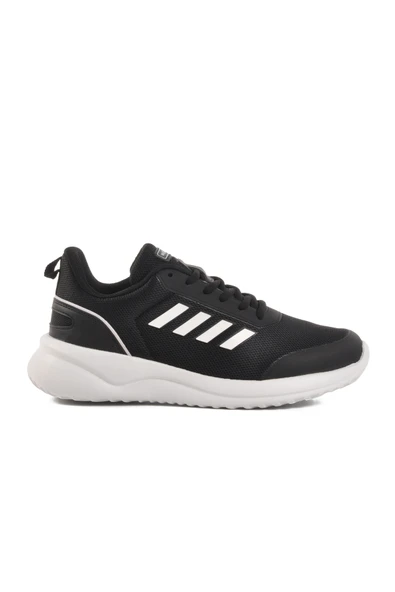 Walkway Siyah Beyaz Tekstil Unisex Spor Ayakkabı