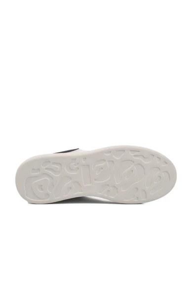 Aspor Beyaz Siyah Hakiki Deri Erkek Sneaker Premium - 5