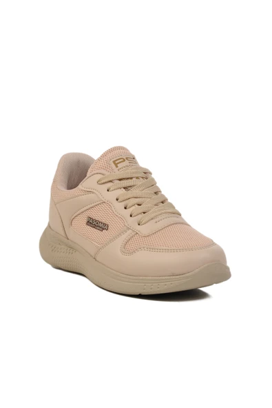Aspor Açık Bej Fileli Hafif Unisex Spor Ayakkabı - 3