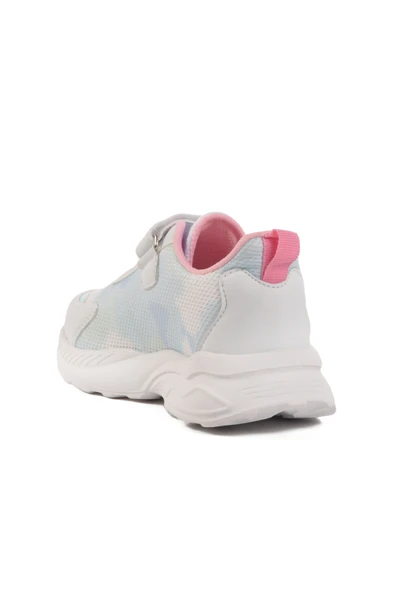 Aspor Beyaz Mavi Cırtlı Fileli Kız Çocuk Spor Ayakkabı - 4