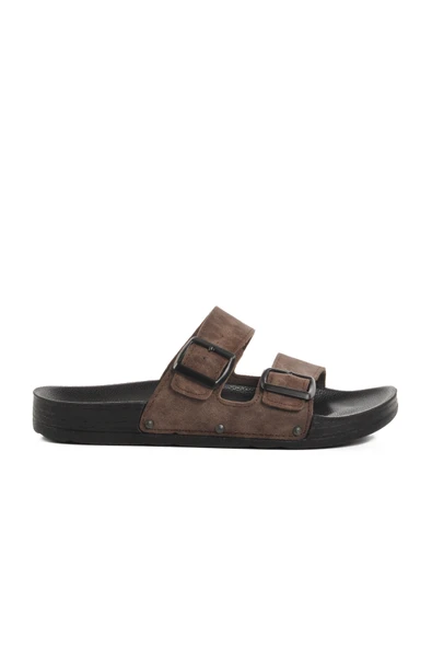 Pierre Cardin Kahve Nubuk Erkek Terlik