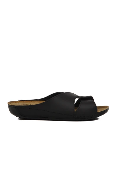 Aspor Siyah Hafif Kadın Terlik