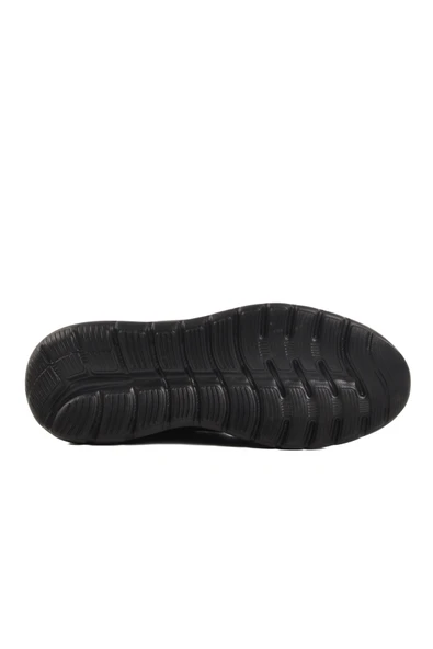 Aspor Siyah Fileli Hafif Esnek Erkek Spor Ayakkabı - Resim 5