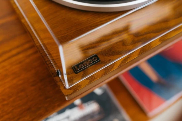 Lenco Ls-55 Ahşap Hoparlörlü Bluetoothlu Pikap Usbli Mp3e Kayıt Özellikli Plak Çalar - 11