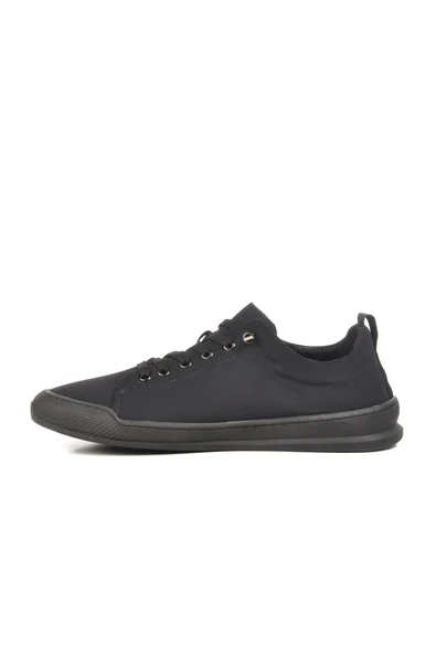 Gamelu Siyah Tekstil Erkek Sneaker - 2