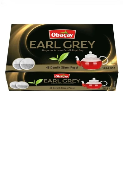 Earl Grey Bergamot Aromalı Demlik Poşet Çay (48x3,2 gr.)