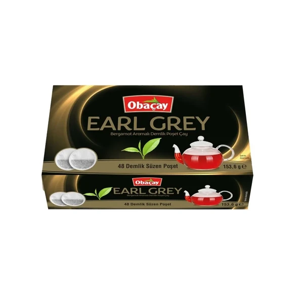 Earl Grey Bergamot Aromalı Demlik Poşet Çay (48x3,2 gr.) - 2