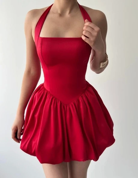 Slim Mini Elbise - 2