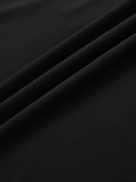 Baskılı Oversize Bisiklet Yaka T-shirt - Siyah - Resim 3