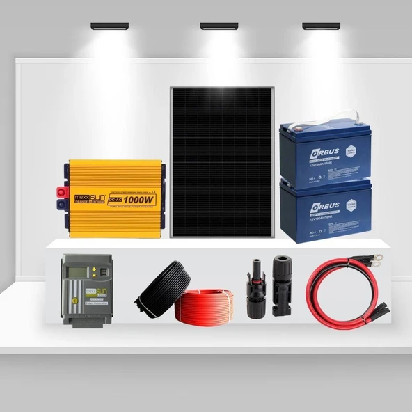 Bağ Evi ve Yayla Solar Enerji Paketi - Kompakt Seri 1000