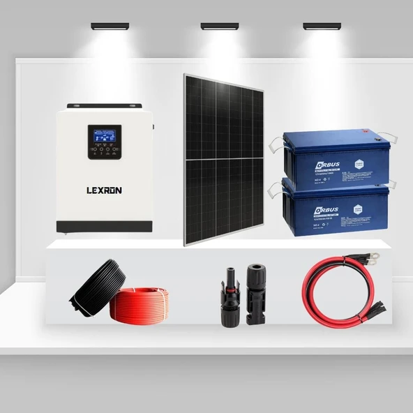 Bağ Evi İçin 3kW Monokristal Solar Enerji Paketi – Gelişmiş Seri 3000