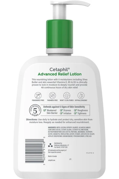 Cetaphil Advanced Relief Shea Yağlı Nemlendirici Losyon 473ml - 2