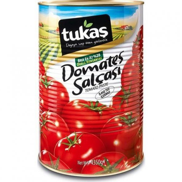 Tukaş Domates Salçası 5 KG (NET:4.35 KG)
