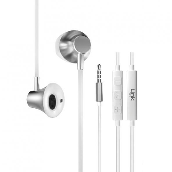 LinkTech H540 Premium Kulak İçi Kablolu Kulaklık Beyaz (3.5mm Jack)