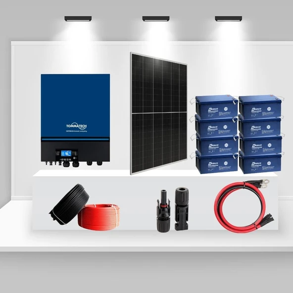Bağ Evi ve Villa İçin 11kW Monokristal Solar Enerji Paketi – Ultra Seri 11000