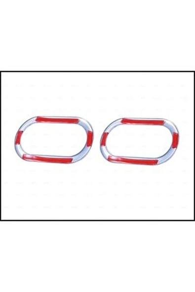 Nissan Qashqai Krom Sinyal Çerçevesi 2 prç. 2007-2010 Paslanmaz Çelik - 2