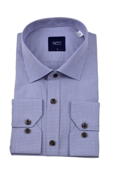 Erkek Klasik Piti Kare Uzun Kol Gömlek 3759 BGL-ST04398 - Resim 4