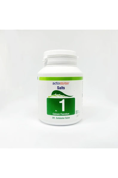 Schüssler Tuzları No: 1 - Calcium Fluoratum 400 Tablet - Resim 2
