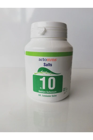 Schüssler Tuzları No: 10 - Natrium Sulfuricum 400 Tablet ürün görseli
