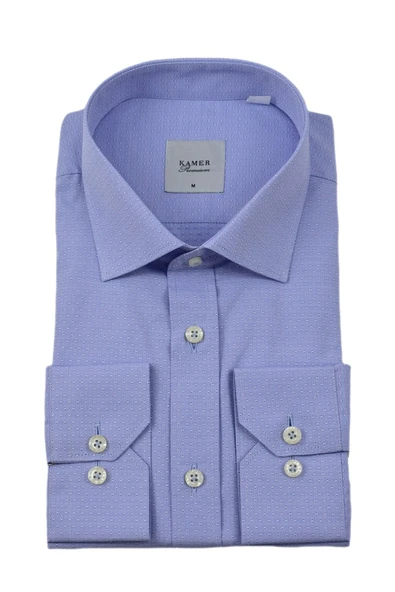 Erkek Klasik Armürlü Uzun Kol Gömlek 3511 BGL-ST04404 - Resim 2