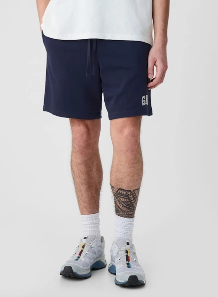 Gap V-Frch Ft Herıtage Logo Short Havlu Kumaş Şort Erkek Şort