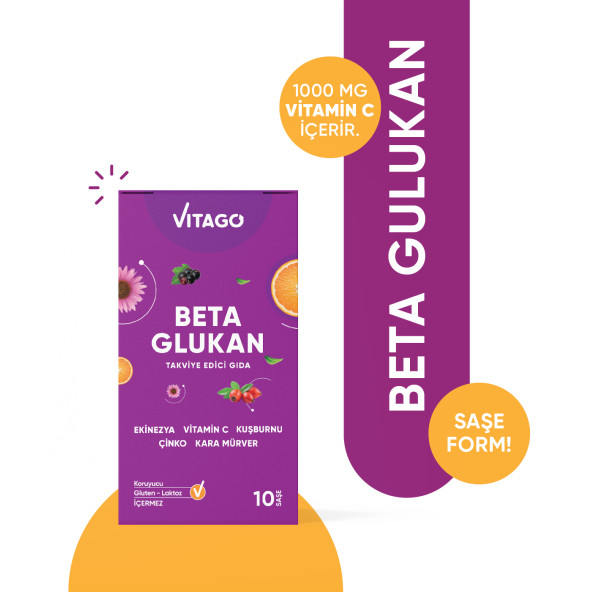 Vitago Beta Glukan,Karamürver,C Vitamini Efervesan Saşe