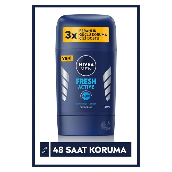 Nivea Men Deo Stick Fresh Active 50 Ml - 2