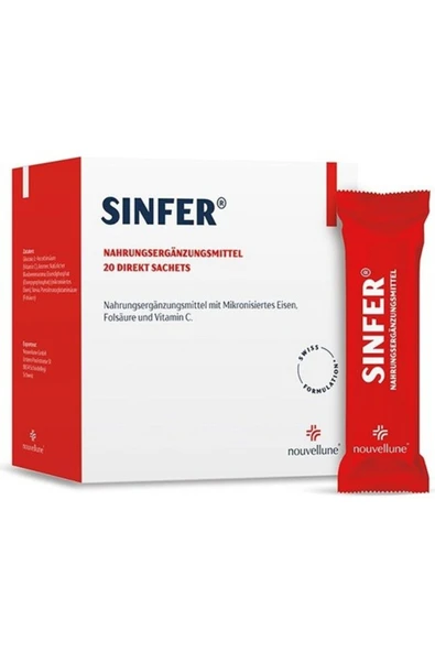 Sinfer 40 mg 20 Saşe ürün görseli