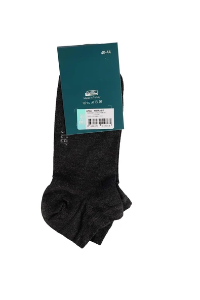 Jiber Erkek Bambu Patik Likralı Çorap 6750 - 12 Adet  Koyu Lacivert 40-44 - Resim 6